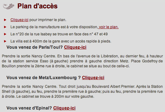 Plan Accès 